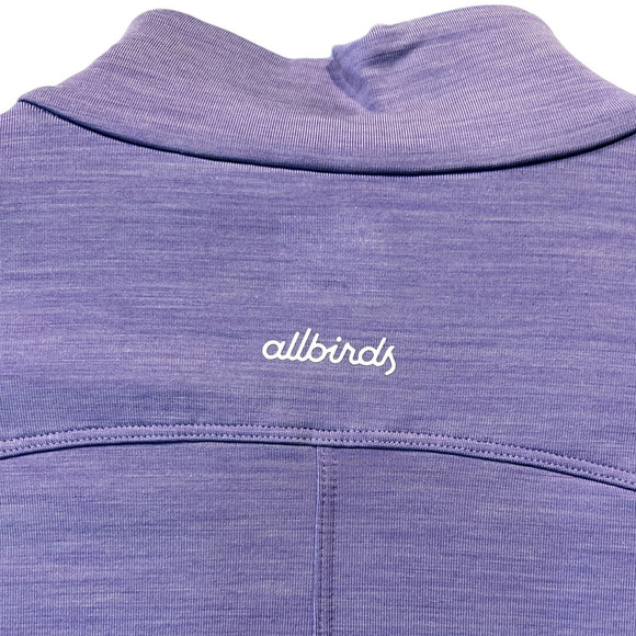 Allbirds Top Wmns XXLarge Quarter Zip Pullover Sweatshirt Mid Layer Run Purple - Picture 9 of 13